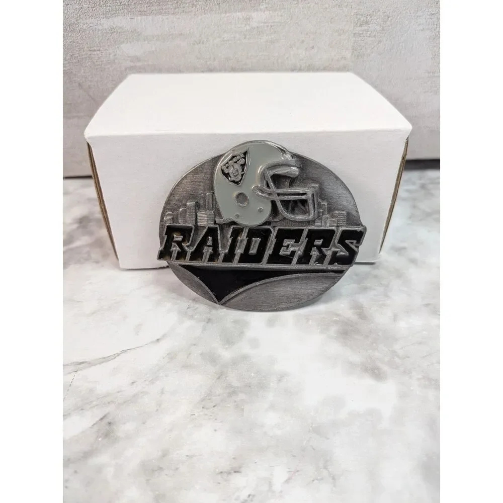 Vintage 1991 LA Raiders Siskiyou NFL Limited Edition Belt Buckle 7953/10000